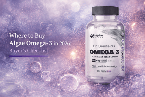 Where to Buy Algae Omega-3 in 2026: Buyer's Checklist - DrSeinfeld.com Operated by Ginspire Health LLC