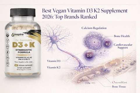 Best Vegan Vitamin D3 K2 Supplement 2026: Top Brands Ranked