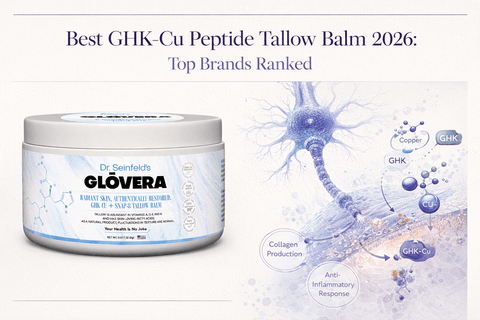 Best GHK-Cu Peptide Tallow Balm 2026: Top Brands Ranked - DrSeinfeld.com Operated by Ginspire Health LLC