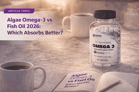 Algae Omega-3 vs Fish Oil 2026: Which Absorbs Better? - DrSeinfeld.com Operated by Ginspire Health LLC
