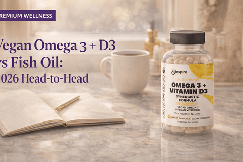 Vegan Omega 3 + D3 vs Fish Oil: 2026 Head-to-Head - DrSeinfeld.com Operated by Ginspire Health LLC