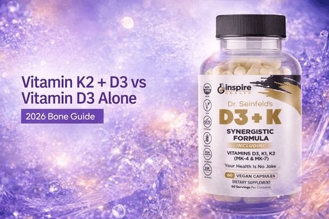 Vitamin K2 + D3 vs Vitamin D3 Alone: 2026 Bone Guide - DrSeinfeld.com Operated by Ginspire Health LLC