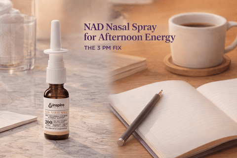 NAD Nasal Spray for Afternoon Energy: The 3 PM Fix - DrSeinfeld.com Operated by Ginspire Health LLC