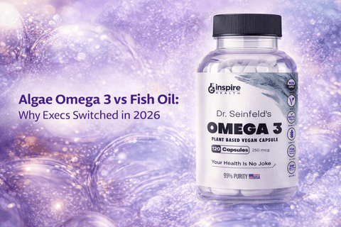 Algae Omega 3 vs Fish Oil: Why Execs Switched in 2026 - DrSeinfeld.com Operated by Ginspire Health LLC
