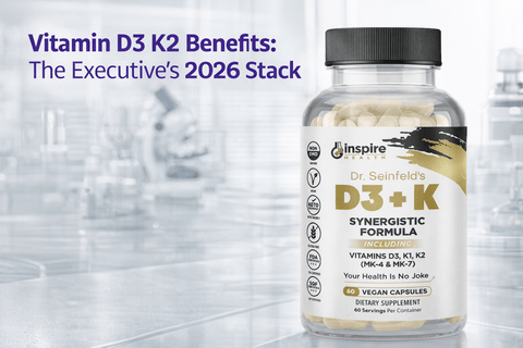 Vitamin D3 K2 Benefits: The Executive's 2026 Stack - DrSeinfeld.com Operated by Ginspire Health LLC