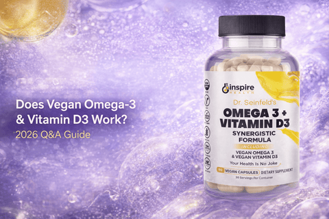 Does Vegan Omega-3 & Vitamin D3 Work? 2026 Q&A Guide - DrSeinfeld.com Operated by Ginspire Health LLC