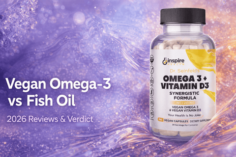 Vegan Omega-3 vs Fish Oil: 2026 Reviews & Verdict - DrSeinfeld.com Operated by Ginspire Health LLC