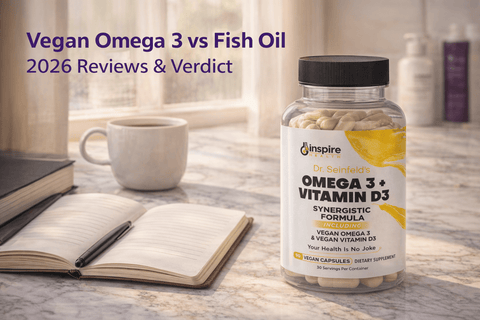 Vegan Omega 3 vs Fish Oil: 2026 Reviews & Verdict - DrSeinfeld.com Operated by Ginspire Health LLC