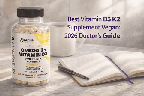 Best Vitamin D3 K2 Supplement Vegan: 2026 Doctor's Guide - DrSeinfeld.com Operated by Ginspire Health LLC