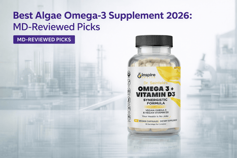 Best Algae Omega-3 Supplement 2026: MD-Reviewed Picks - DrSeinfeld.com Operated by Ginspire Health LLC