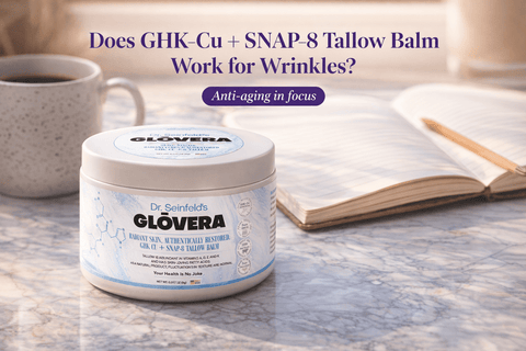 Does GHK-Cu + SNAP-8 Tallow Balm Work for Wrinkles? - DrSeinfeld.com Operated by Ginspire Health LLC