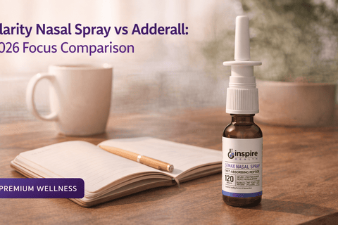 Clarity Nasal Spray vs Adderall: 2026 Focus Comparison - DrSeinfeld.com Operated by Ginspire Health LLC