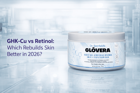 GHK-Cu vs Retinol: Which Rebuilds Skin Better in 2026? - DrSeinfeld.com Operated by Ginspire Health LLC