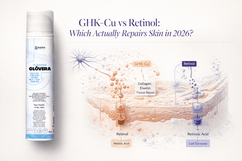 GHK-Cu vs Retinol: Which Actually Repairs Skin in 2026? - DrSeinfeld.com Operated by Ginspire Health LLC