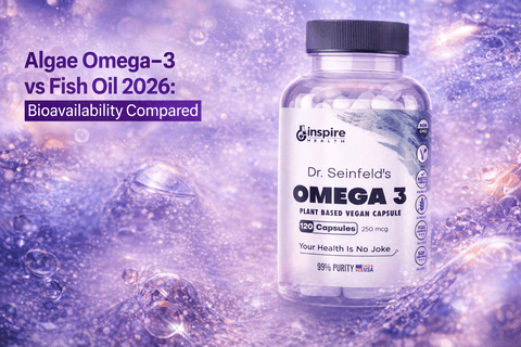 Algae Omega-3 vs Fish Oil 2026: Bioavailability Compared - DrSeinfeld.com Operated by Ginspire Health LLC