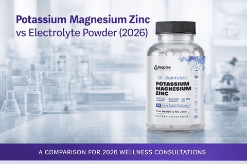 Potassium Magnesium Zinc vs Electrolyte Powder (2026) - DrSeinfeld.com Operated by Ginspire Health LLC
