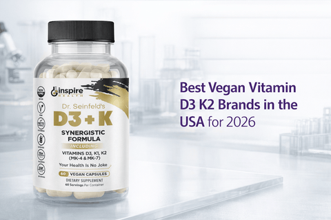Best Vegan Vitamin D3 K2 Brands in the USA for 2026 - DrSeinfeld.com Operated by Ginspire Health LLC
