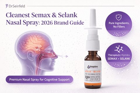 Cleanest Semax & Selank Nasal Spray: 2026 Brand Guide - DrSeinfeld.com Operated by Ginspire Health LLC