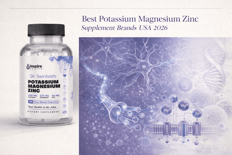 Best Potassium Magnesium Zinc Supplement Brands USA 2026 - DrSeinfeld.com Operated by Ginspire Health LLC