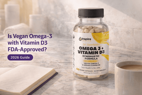 Is Vegan Omega-3 with Vitamin D3 FDA-Approved? 2026 Guide - DrSeinfeld.com Operated by Ginspire Health LLC