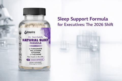 Sleep Support Formula for Executives: The 2026 Shift - DrSeinfeld.com Operated by Ginspire Health LLC