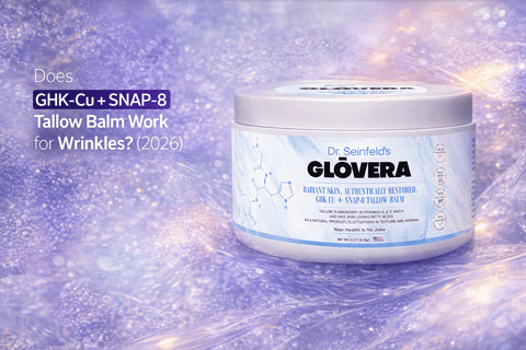 Does GHK-Cu + SNAP-8 Tallow Balm Work for Wrinkles? (2026) - DrSeinfeld.com Operated by Ginspire Health LLC