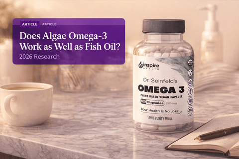 Does Algae Omega-3 Work as Well as Fish Oil? 2026 Research - DrSeinfeld.com Operated by Ginspire Health LLC