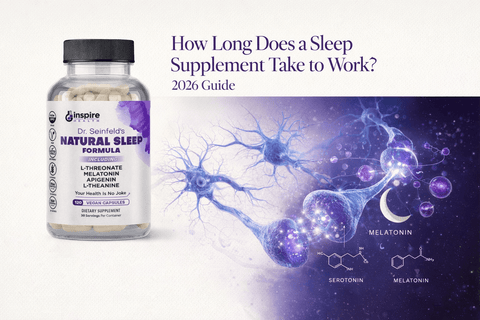 How Long Does a Sleep Supplement Take to Work? 2026 Guide - DrSeinfeld.com Operated by Ginspire Health LLC