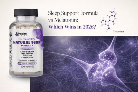 Sleep Support Formula vs Melatonin: Which Wins in 2026? - DrSeinfeld.com Operated by Ginspire Health LLC