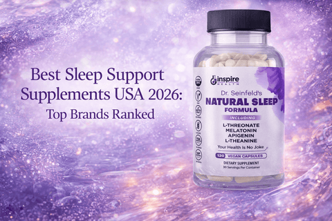 Best Sleep Support Supplements USA 2026: Top Brands Ranked - DrSeinfeld.com Operated by Ginspire Health LLC