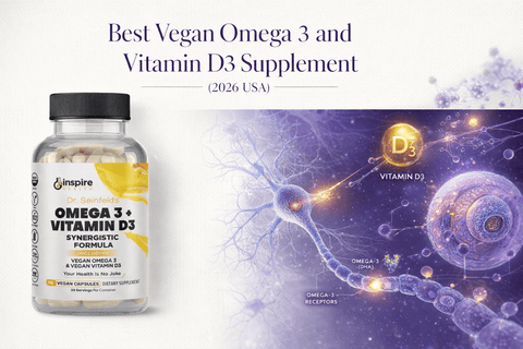 Best Vegan Omega 3 and Vitamin D3 Supplement (2026 USA) - DrSeinfeld.com Operated by Ginspire Health LLC