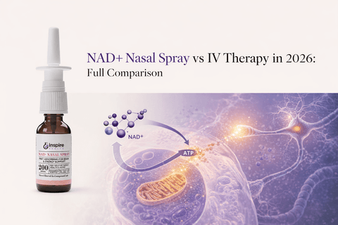 NAD+ Nasal Spray vs IV Therapy in 2026: Full Comparison - DrSeinfeld.com Operated by Ginspire Health LLC