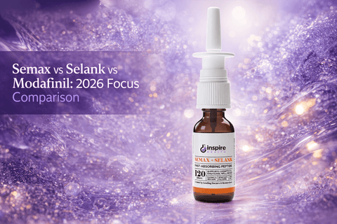 Semax vs Selank vs Modafinil: 2026 Focus Comparison - DrSeinfeld.com Operated by Ginspire Health LLC