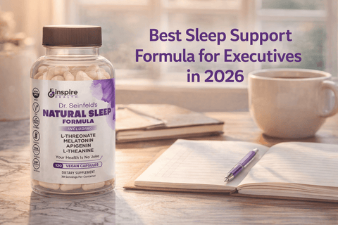 Best Sleep Support Formula for Executives in 2026 - DrSeinfeld.com Operated by Ginspire Health LLC