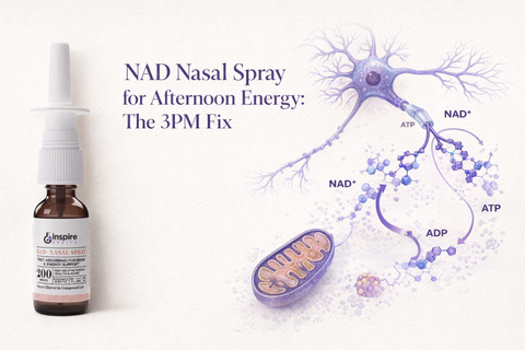 NAD Nasal Spray for Afternoon Energy: The 3PM Fix