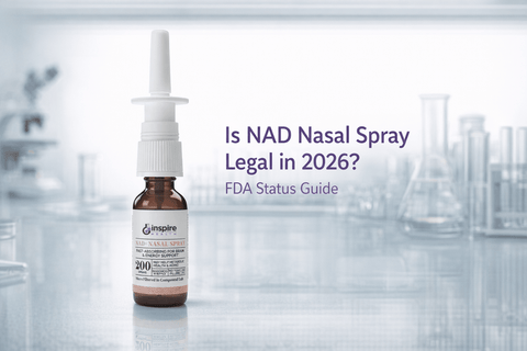 Is NAD Nasal Spray Legal in 2026? FDA Status Guide - DrSeinfeld.com Operated by Ginspire Health LLC