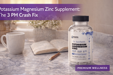 Potassium Magnesium Zinc Supplement: The 3 PM Crash Fix