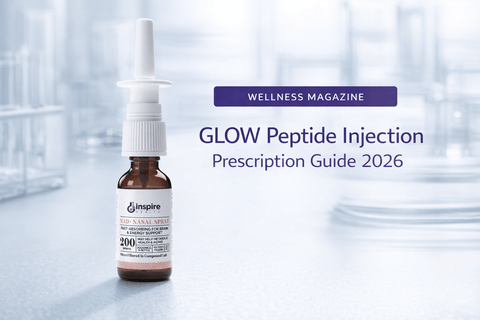 GLOW Peptide Injection Prescription Guide 2026 - DrSeinfeld.com Operated by Ginspire Health LLC