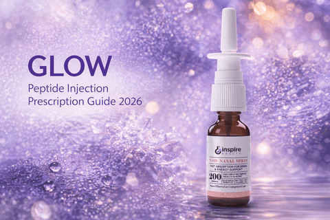 GLOW Peptide Injection Prescription Guide 2026 - DrSeinfeld.com Operated by Ginspire Health LLC