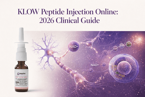 KLOW Peptide Injection Online: 2026 Clinical Guide - DrSeinfeld.com Operated by Ginspire Health LLC