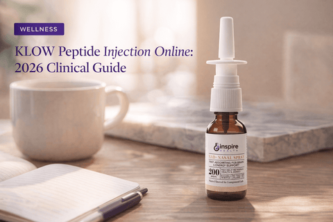 KLOW Peptide Injection Online: 2026 Clinical Guide - DrSeinfeld.com Operated by Ginspire Health LLC