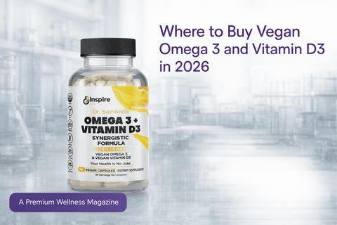 Where to Buy Vegan Omega 3 and Vitamin D3 in 2026 - DrSeinfeld.com Operated by Ginspire Health LLC