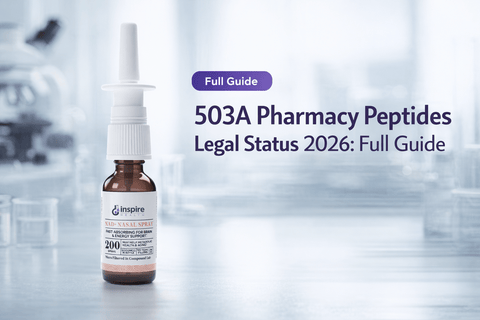 503A Pharmacy Peptides Legal Status 2026: Full Guide - DrSeinfeld.com Operated by Ginspire Health LLC