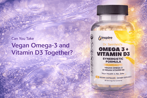 Can You Take Vegan Omega-3 and Vitamin D3 Together? - DrSeinfeld.com Operated by Ginspire Health LLC