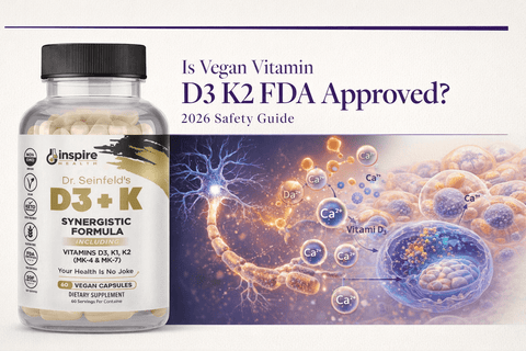 Is Vegan Vitamin D3 K2 FDA Approved? 2026 Safety Guide - DrSeinfeld.com Operated by Ginspire Health LLC