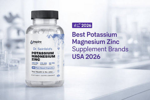 Best Potassium Magnesium Zinc Supplement Brands USA 2026 - DrSeinfeld.com Operated by Ginspire Health LLC