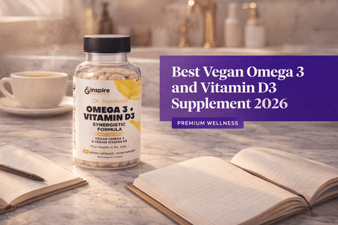 Best Vegan Omega 3 and Vitamin D3 Supplement 2026 - DrSeinfeld.com Operated by Ginspire Health LLC