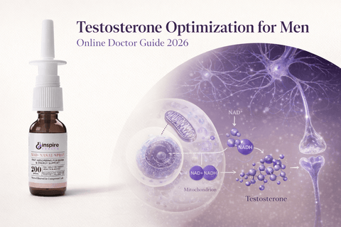 Testosterone Optimization for Men: Online Doctor Guide 2026 - DrSeinfeld.com Operated by Ginspire Health LLC