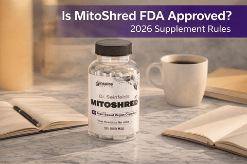 Is MitoShred FDA Approved? 2026 Supplement Rules - DrSeinfeld.com Operated by Ginspire Health LLC