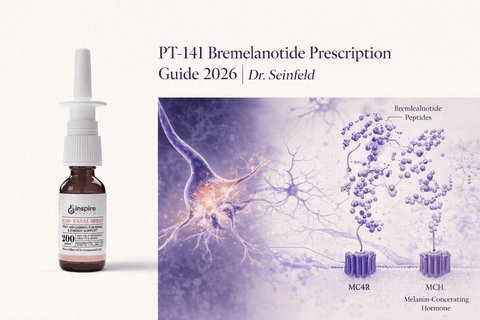 PT-141 Bremelanotide Prescription Guide 2026 | Dr. Seinfeld - DrSeinfeld.com Operated by Ginspire Health LLC